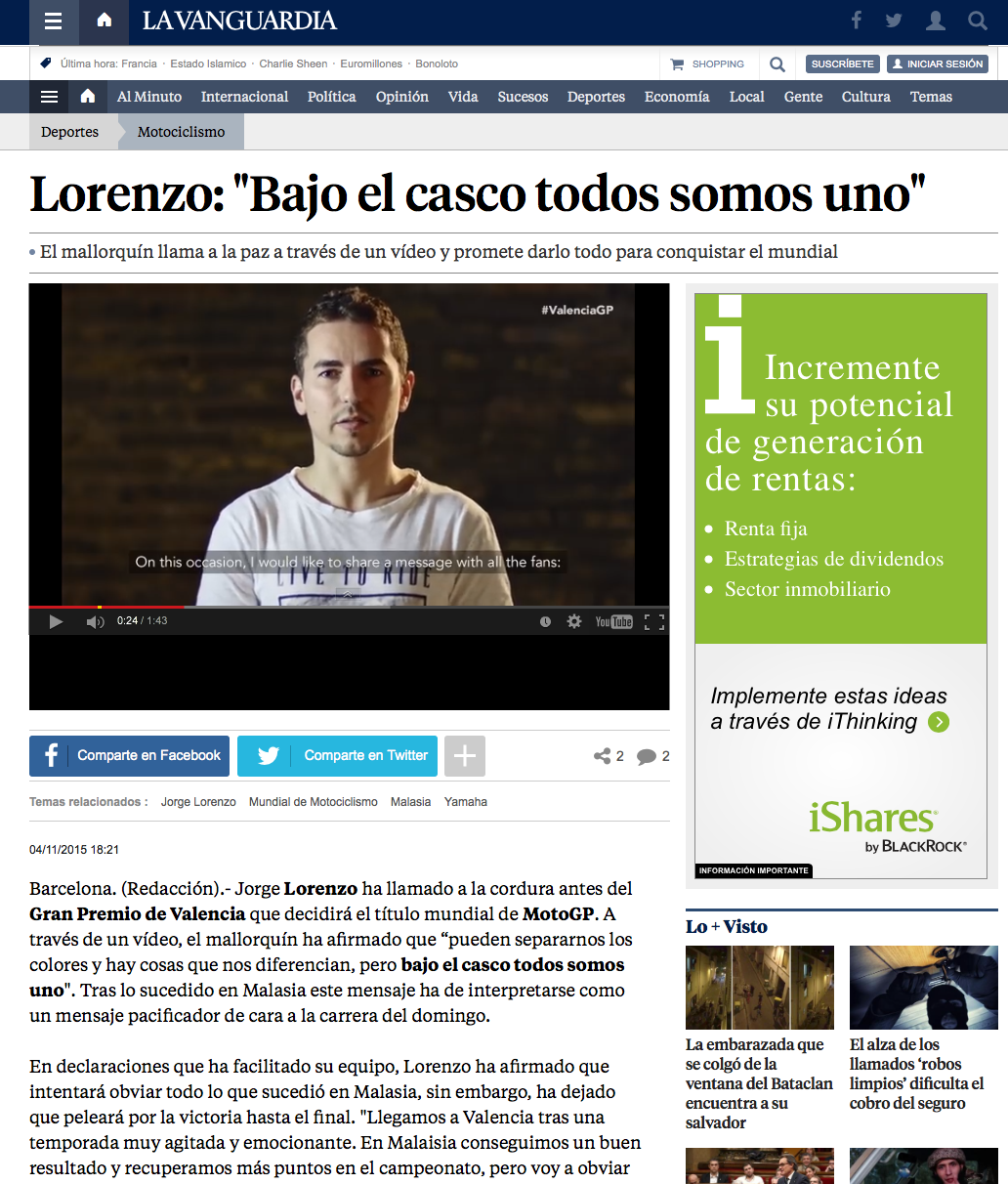 La Vanguardia coverage